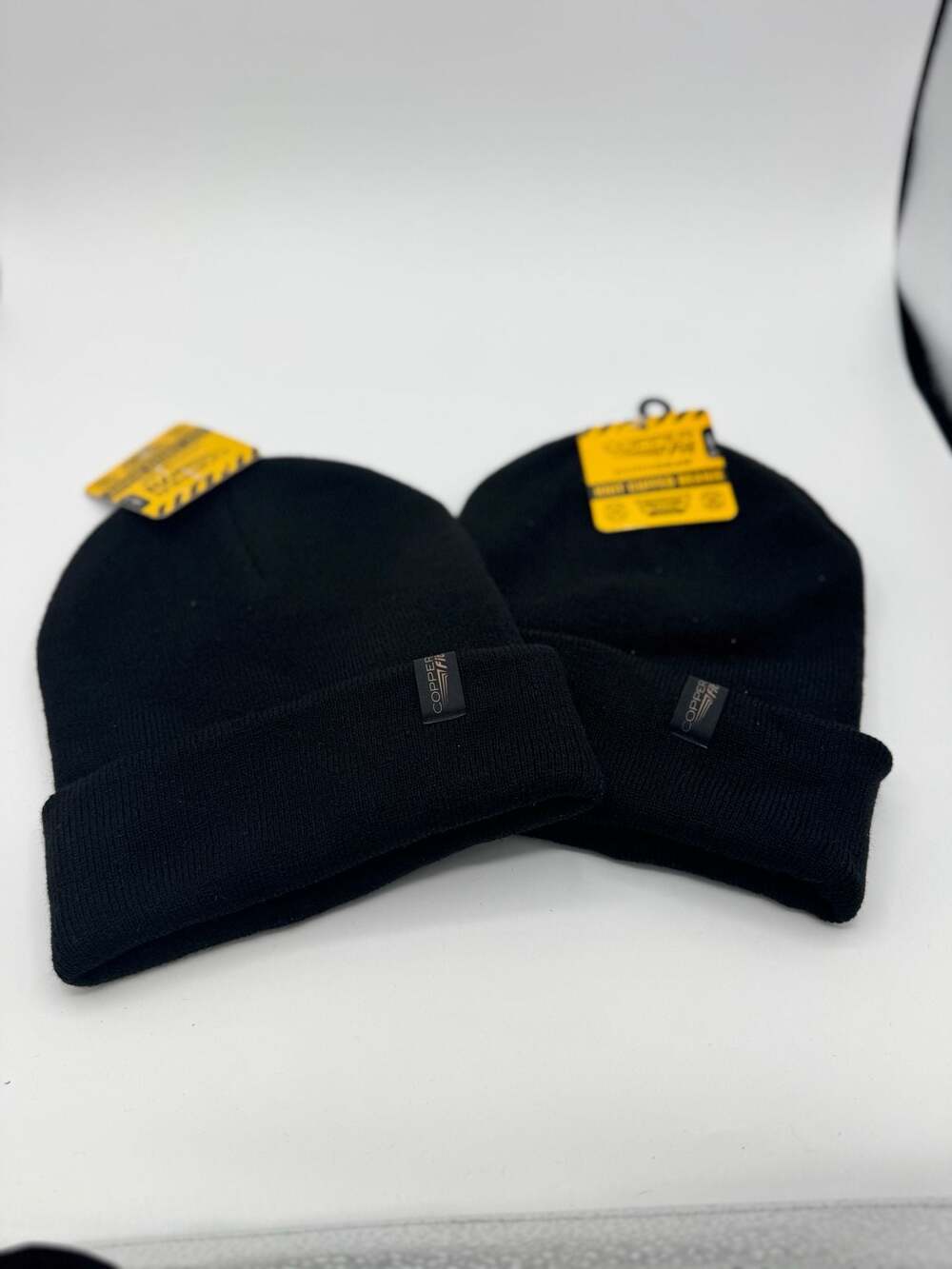 Copper Fit Workwear Knit Cuffed Beanie Black